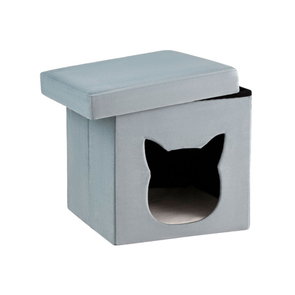Пуф складной с ящиком Store Pet бирюзовый - фото 3