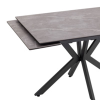 Фотография товара Стол раскладной Maru 120-180*80*76, керамика, антрацит от компании ChiedoCover.