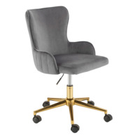 Настоящее фото товара Кресло офисное Fjord, серый, произведённого компанией ChiedoCover