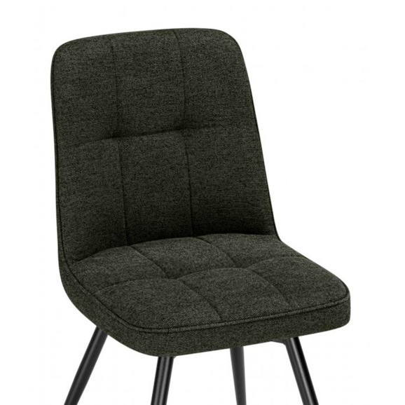 Стул на металлокаркасе Texas 4 поворотный темно-зеленый / черный Стул на металлокаркасе Texas 4 поворотный темно-зеленый / черный - фото 5