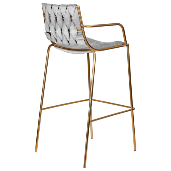 Стул барный Miller gold - фото 3