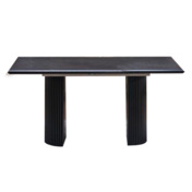 Фотография товара Стол обеденный Plinth, черный дуб, черный от компании ChiedoCover.