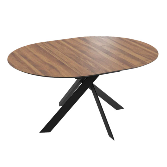 Стол Тави, дуб темный, черный - фото 2