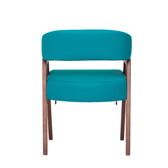Стул Ricco, кожзам Galaxy Dark Green, ножки бук - фото 8