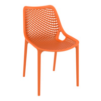 Настоящее фото товара Стул пластиковый Air, оранжевый, произведённого компанией ChiedoCover