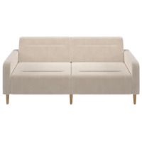 Фотография товара Диван Папилла, велюр, 182 см, бежевый от компании ChiedoCover.