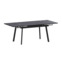 Фотография Стол раздвижной Гранди 1200+300+300, даркстоун черный муар от производителя ChiedoCover, картинка продукции, реальное фото товара Настоящее фото товара Стол раздвижной Гранди 1200+300+300, даркстоун черный муар, произведённого компанией ChiedoCover