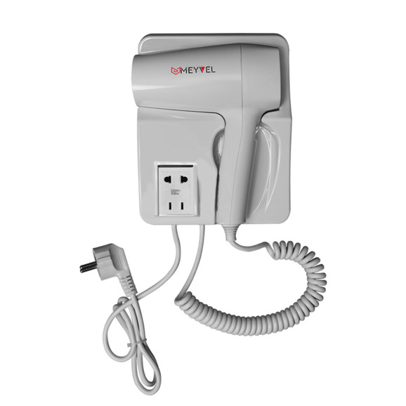 Фен для волос настенный Meyvel MF5S-1600 (White) - фото 1