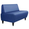 Диван Лотик, экокожа, синий