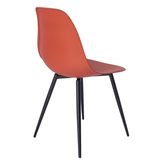 СТУЛ EAMES 25 Р ТЕРРАКОТОВЫЙ - фото 3