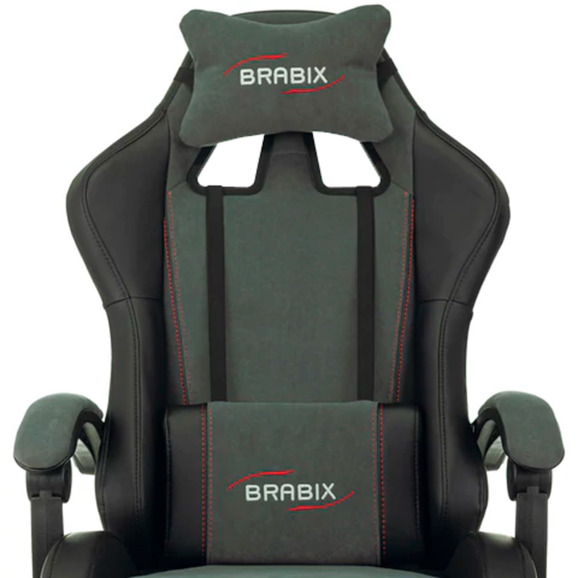 Кресло компьютерное Плой, черный, серый - фото 9