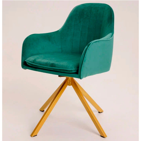 Кресло Сета, пирамида, зеленый, золотой - фото 3