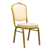 Фотография Стул Хит 25мм, жаккард корона светло-бежевый, каркас золото Фотография товара Стул Хит 25мм, жаккард корона светло-бежевый, каркас золото от компании ChiedoCover.