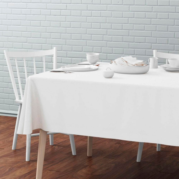 Скатерть квадратная, 2000*2000, журавинка 1346/010101, гладь белая, без шва - фото 2