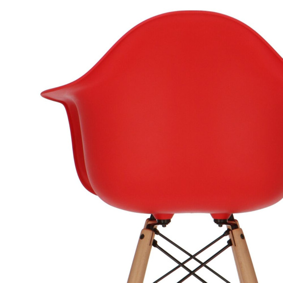  Кресло Eames DAW Барное Красное - фото 5