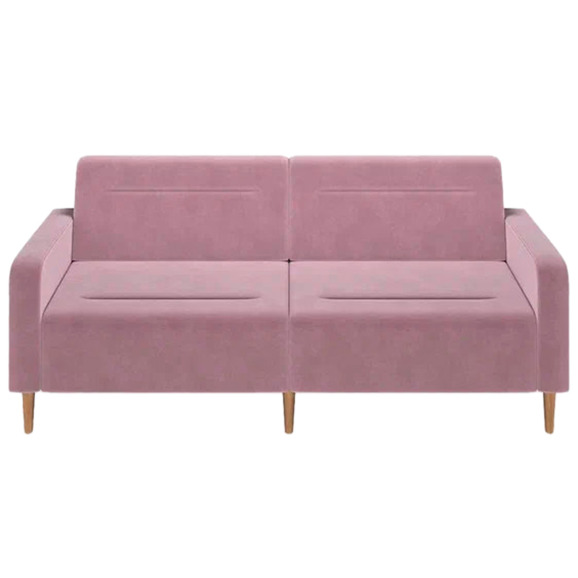 Диван Папилла, велюр, 202 см, сиреневый Диван Папилла, велюр, 202 см, сиреневый - фото 2