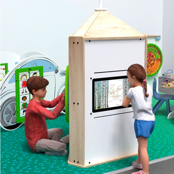 Интерактивный стол Ikc playtower touch wooden - фото 4
