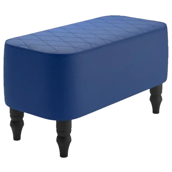 Банкетка Лотик, экокожа, синий Банкетка Лотик, экокожа, синий - фото 1