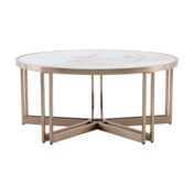 Фотография товара Журнальный столик Celestis, шампань, 90 см от компании ChiedoCover.