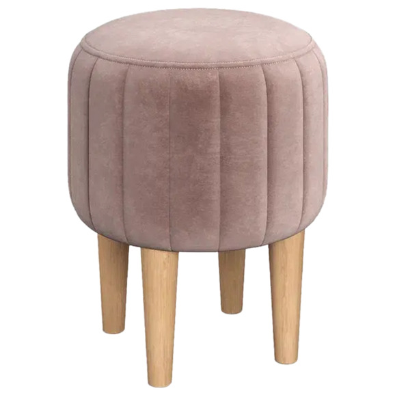 Пуф Ноотропик, круглый, светло-коричневый - фото 1