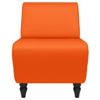 Фотография Кресло Лотик экокожа, оранжевый Фотография товара Кресло Лотик экокожа, оранжевый от компании ChiedoCover.
