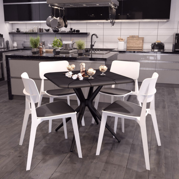 Стул Кайента белый, черный - фото 4