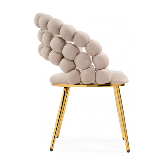 Стул Ball beige, gold - фото 3