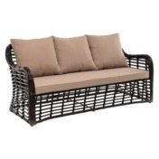 Фотография товара Ницца диван из искусственного ротанга трехместный, бронзовый от компании ChiedoCover.