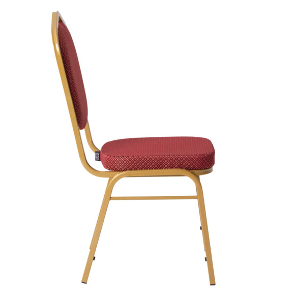 Стул Хит 20, жаккард кросс бордовый, каркас золото Стул Хит 20, жаккард кросс бордовый, каркас золото - фото 6
