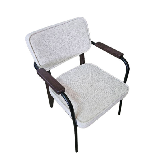 Стул Mix, шенилл Stella Clean Neve, ножки бук, морилка венге Стул Mix, шенилл Stella Clean Neve, ножки бук, морилка венге - фото 4