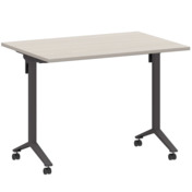 Фотография товара Стол мобильный складной ясень шимо, антрацит, 22 мм, 100*70 от компании ChiedoCover.