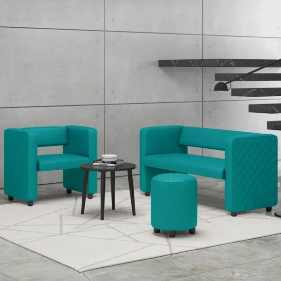 Диван Тепал, экокожа, бирюзовый - фото 6