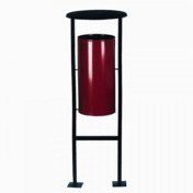 Фотография товара Урна уличная круглая качающаяся УК-1, бордо от компании ChiedoCover.