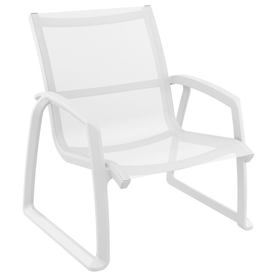 Кресло пластиковое Фронте, белый - фото 1