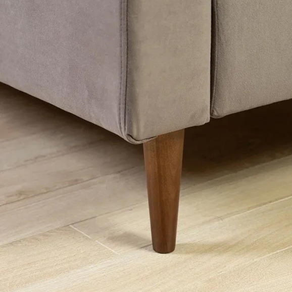 Диван Аномик, велюр, серо-коричневый Диван Аномик, велюр, серо-коричневый - фото 8