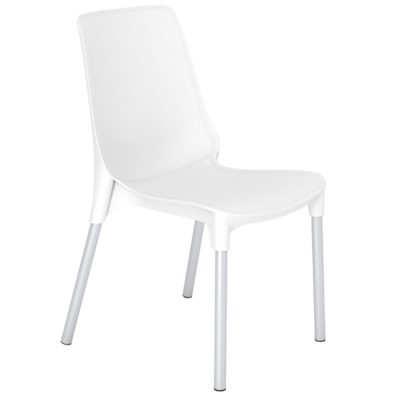 Стул Тилл, белый, хром Стул Тилл, белый, хром - фото 1
