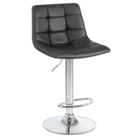 Настоящее фото товара Барный стул Гардур, экокожа черный, произведённого компанией ChiedoCover