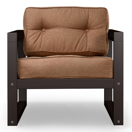 Кресло Амстер венге, коричневое - фото 2