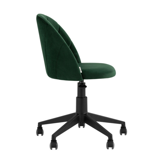Кресло компьютерное Логан велюр зелёный - фото 3