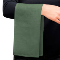 Настоящее фото товара Полотенце для официанта, скатертная ткань, зеленый, произведённого компанией ChiedoCover