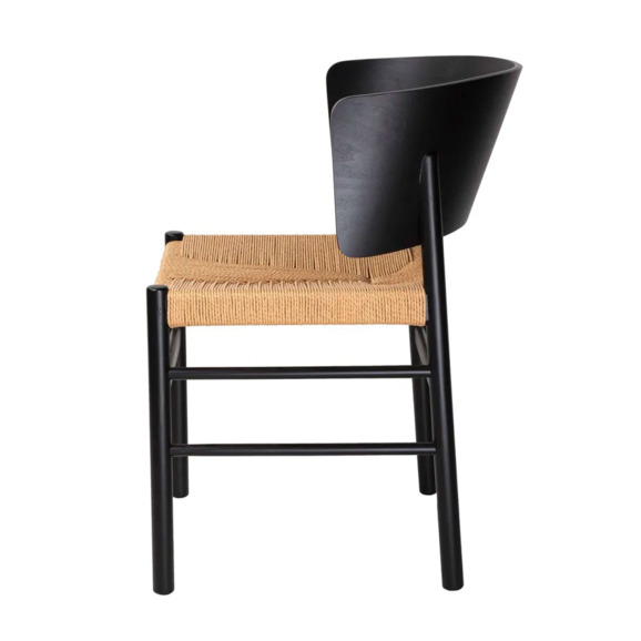 Стул деревянный Брэ, черный - фото 3