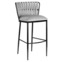 Фотография Стул барный Adage, серый от производителя ChiedoCover, картинка продукции, реальное фото товара Настоящее фото товара Стул барный Adage, серый, произведённого компанией ChiedoCover
