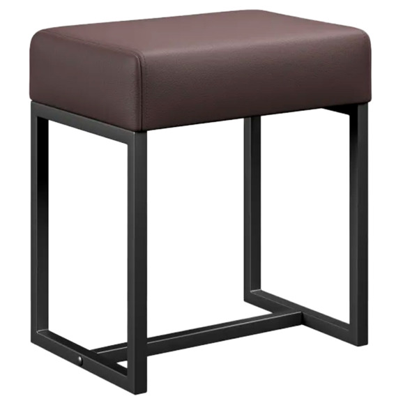 Пуф Номик, экокожа, коричневый Пуф Номик, экокожа, коричневый - фото 1