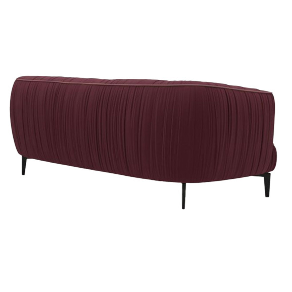 Диван Хелиа, бордовый, кант бежевый Диван Хелиа, бордовый, кант бежевый - фото 2