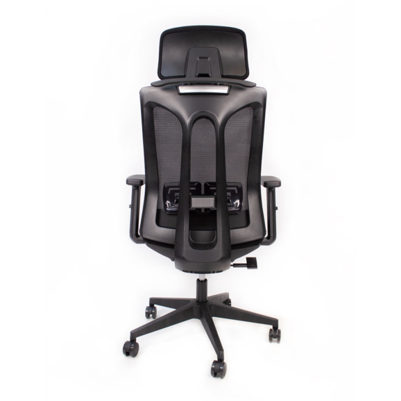 Офисное поворотное кресло Sparx ft-7 vita black / black, mesh / fabric , черный - фото 4