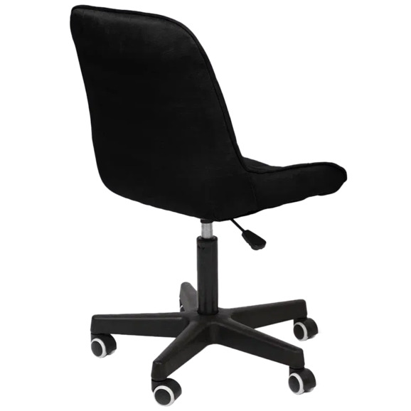 Стул Мускус, пластик, велюр, черный - фото 4