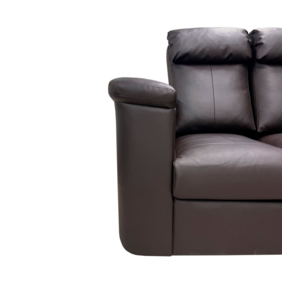 Диван Наполи трехместный, экокожа долларо, темно-коричневый - фото 4