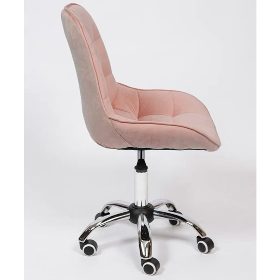 Стул Мускус, хром, розовый, велюр - фото 3