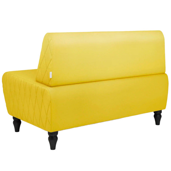 Диван Лотик, экокожа, желтый - фото 3