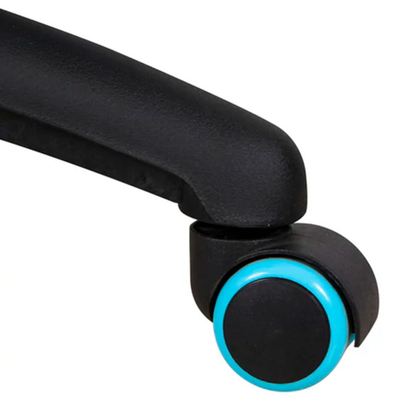 Кресло компьютерное Diorama, черный, голубой - фото 14